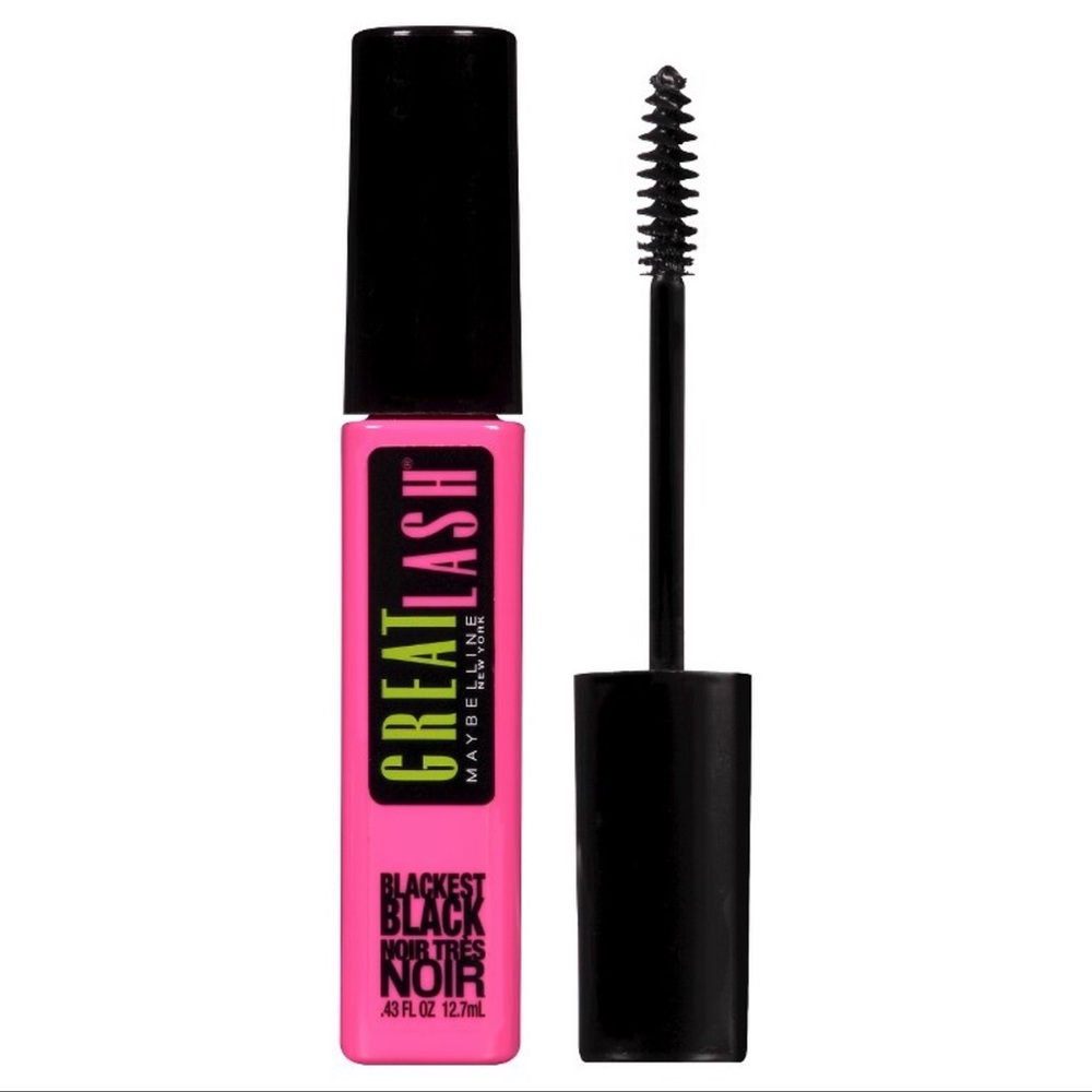 Maybelline Great Lash Lengthening Washable Mascara - 100 Blackest Black - 0.43oz